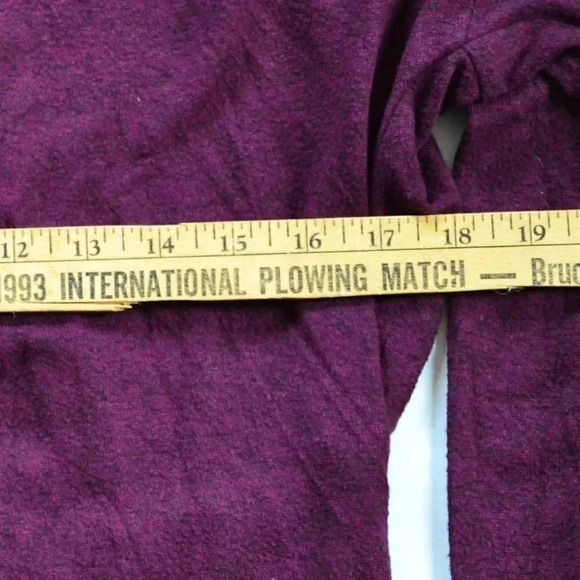 Promesa  Purple Cross Back Long Sleeved Shirt - Picture 6 of 7